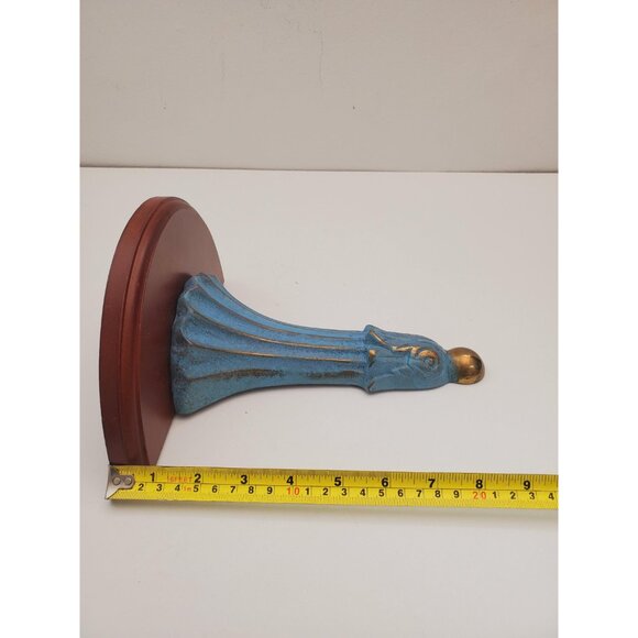 Rustic Floating Half Round Shelf - Semi Circle Wall Mounted - Solid Pine Wooden - Picture 6 of 10